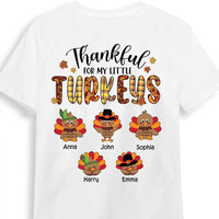 Personalized Thankful For My Little TurKeys Grandma T Shirt AG291 32O2 thumb 1