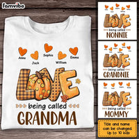 Personalized Fall Love Being Called Grandma T Shirt AG263 23O28 thumb 1