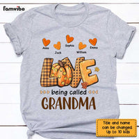 Personalized Fall Love Being Called Grandma T Shirt AG263 23O28 thumb 1