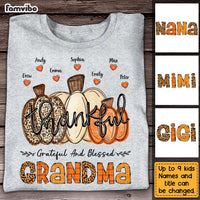 Personalized Fall Pumpkin Grandma T Shirt AG292 32O31 thumb 1