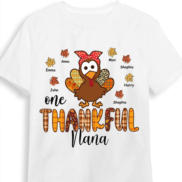 Personalized Fall Turkey Grandma T Shirt - Hoodie - Sweatshirt AG303 85O28 1