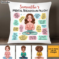 Personalized Mental Health Breakdown Affirmations Pillow AG272 85O34 thumb 1