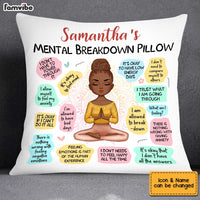 Personalized Mental Health Breakdown Affirmations Pillow AG272 85O34 thumb 1