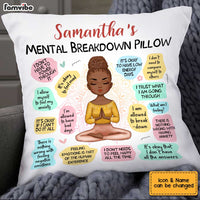 Personalized Mental Health Breakdown Affirmations Pillow AG272 85O34 thumb 1