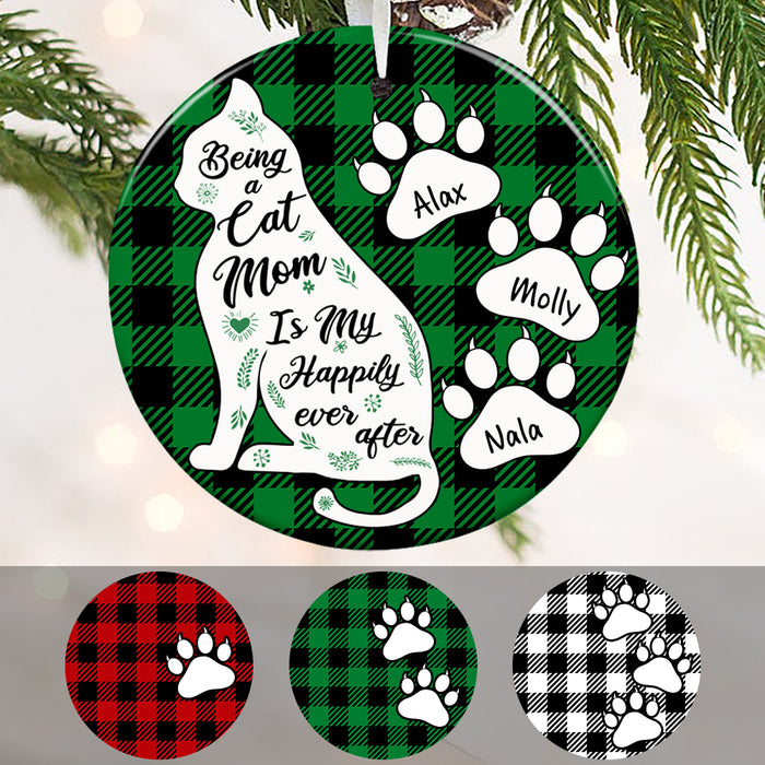 Personalized Cat Mom  Ornament OB261 73O57 1