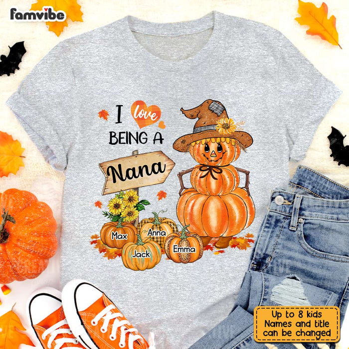 Personalized Fall Pumpkin Grandma T Shirt - Hoodie - Sweatshirt AG304 85O31 1
