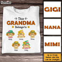 Personalized Grandma Belongs To Fall T Shirt AG294 32O31 thumb 1