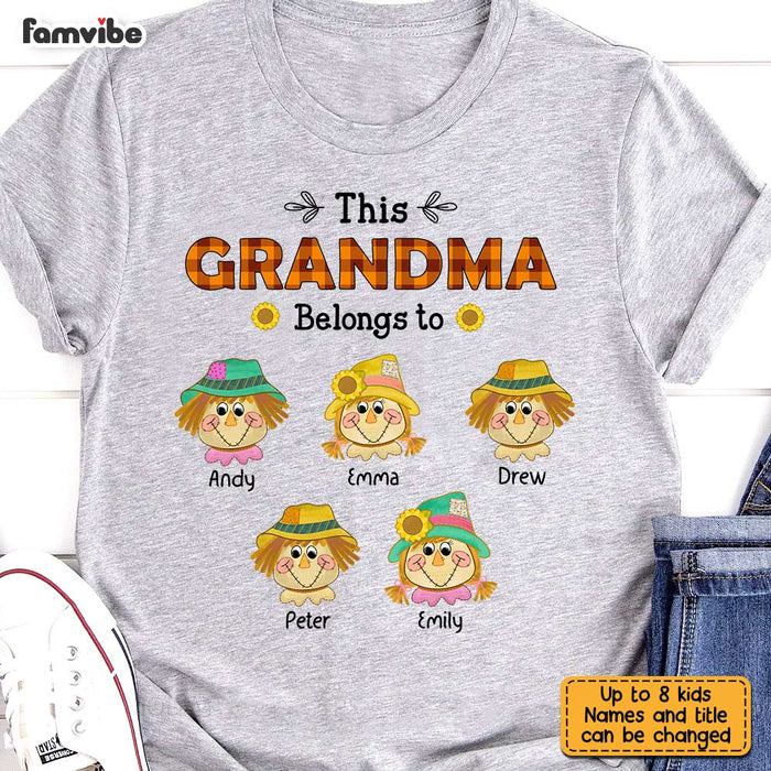 Personalized Grandma Belongs To Fall T Shirt AG294 32O31 1