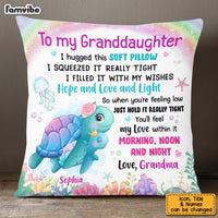 Personalized Granddaughter Sea Animals Hug This Pillow AG264 30O53 thumb 1