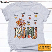 Personalized Grandma Fall T Shirt AG293 30O34 thumb 1