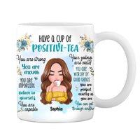 Personalized Positivi-tea Positivity Self Affirmation Mug AG304 23O28 thumb 1