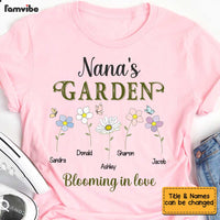 Personalized Grandma Garden Blooming In Love T Shirt AG303 33O34 thumb 1