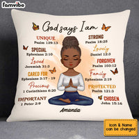 Personalized God Say I Am Pillow AG296 30O34 thumb 1