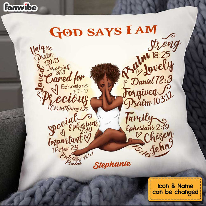 Personalized Christian Inspirational Daughter Pillow AG264 58O34 1