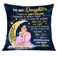 Personalized Daughter Hug This Pillow AG272 30O31 thumb 1