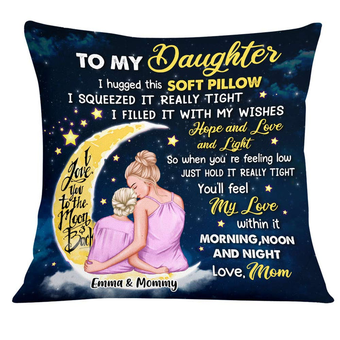 Personalized Daughter Hug This Pillow AG272 30O31 1