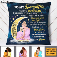 Personalized Daughter Hug This Pillow AG272 30O31 thumb 1