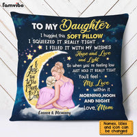 Personalized Daughter Hug This Pillow AG272 30O31 thumb 1