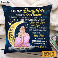 Personalized Daughter Hug This Pillow AG272 30O31 thumb 1