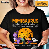 Personalized Grandma Dinosaur Halloween T Shirt - Hoodie - Sweatshirt AG271 30O47 thumb 1