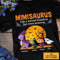 Personalized Grandma Dinosaur Halloween T Shirt - Hoodie - Sweatshirt AG271 30O47 thumb 1