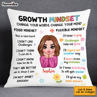 Personalized Growth Mindset Daily Affirmation Pillow AG311 23O53 thumb 1
