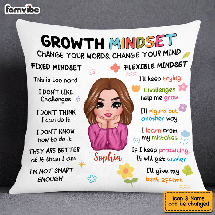 Kids Room Decor Daily Affirmations Pillow Self-care Decorative