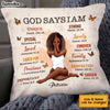 Personalized God Says Daughter Floral Pillow AG271 32O34 1