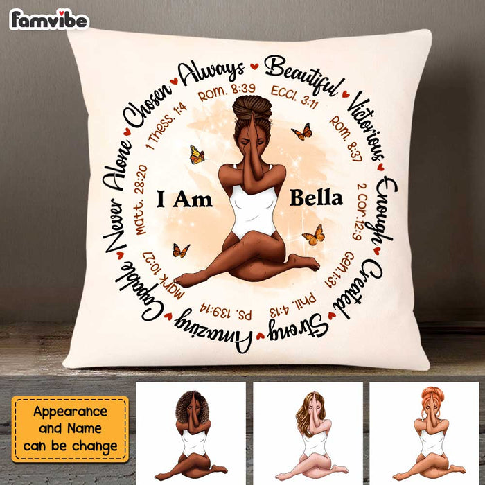 Personalized God Says I Am Pillow AG291 30O47 1