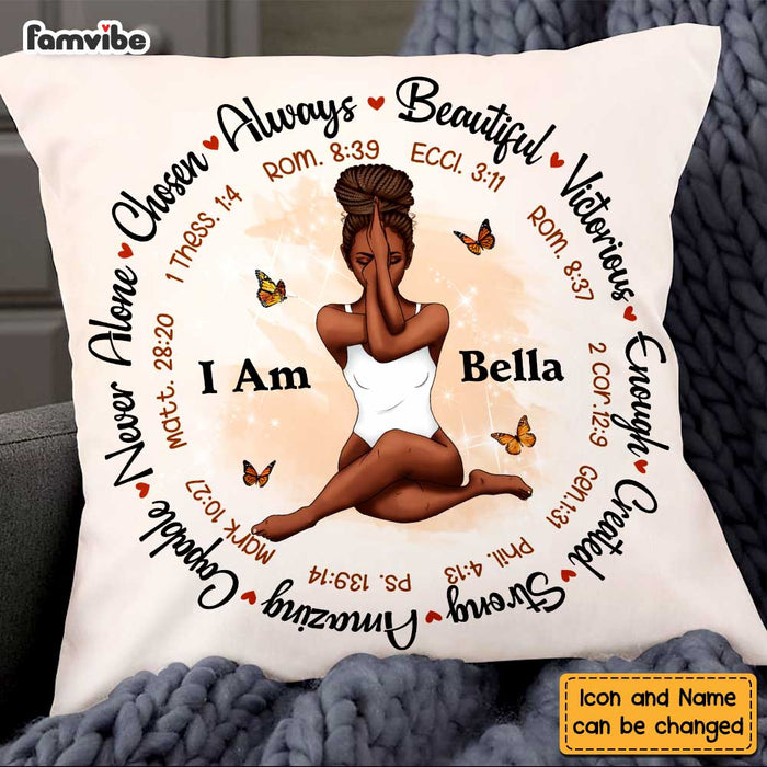 Personalized God Says I Am Pillow AG291 30O47 1