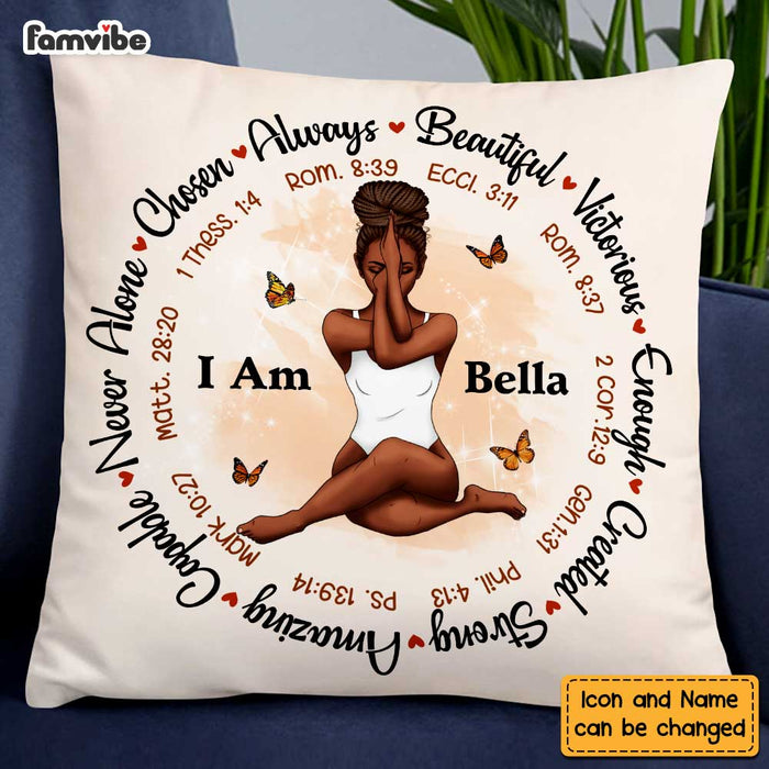 Personalized God Says I Am Pillow AG291 30O47 1