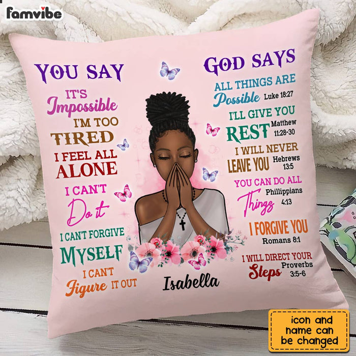 Personalized Girl Your Are Pillow AG273 30O28 1