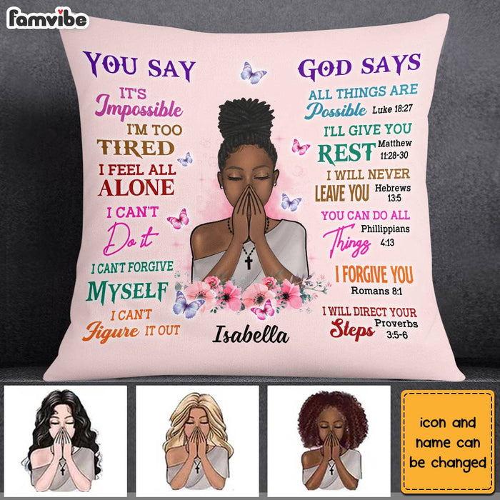 Personalized Girl Your Are Pillow AG273 30O28 1
