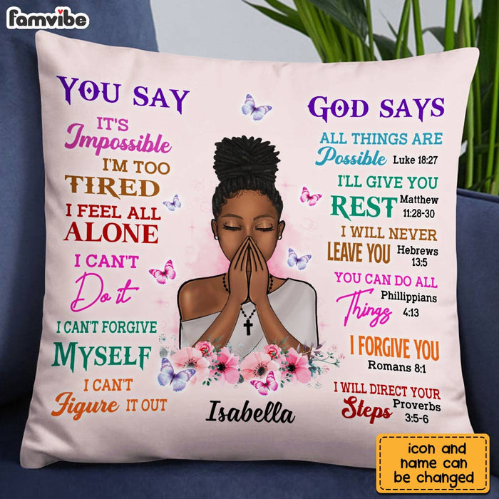 Personalized Girl Your Are Pillow AG273 30O28 1