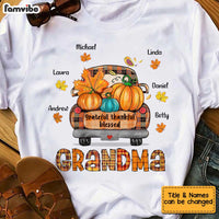 Personalized Grateful Thankful Blessed Grandma Hello Fall T Shirt AG265 58O34 thumb 1