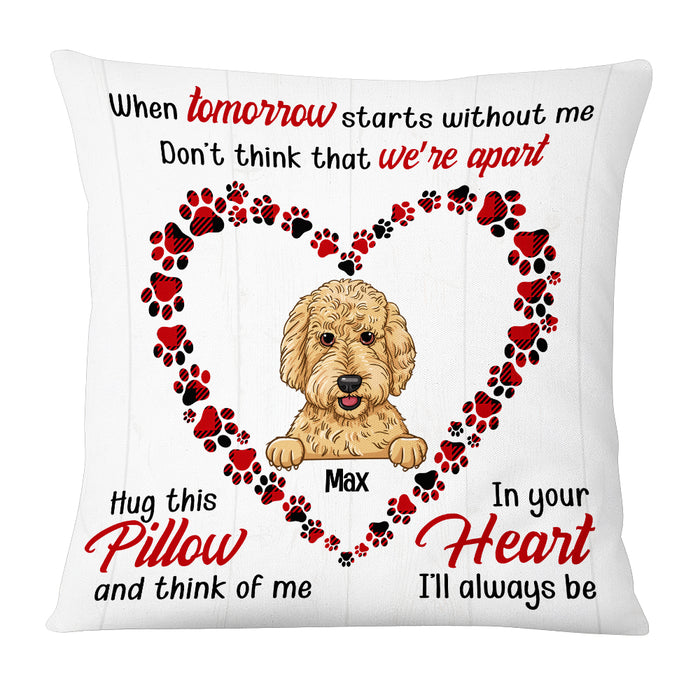 Personalized Dog Memo Dog Loss Pillow AG312 23O53 1