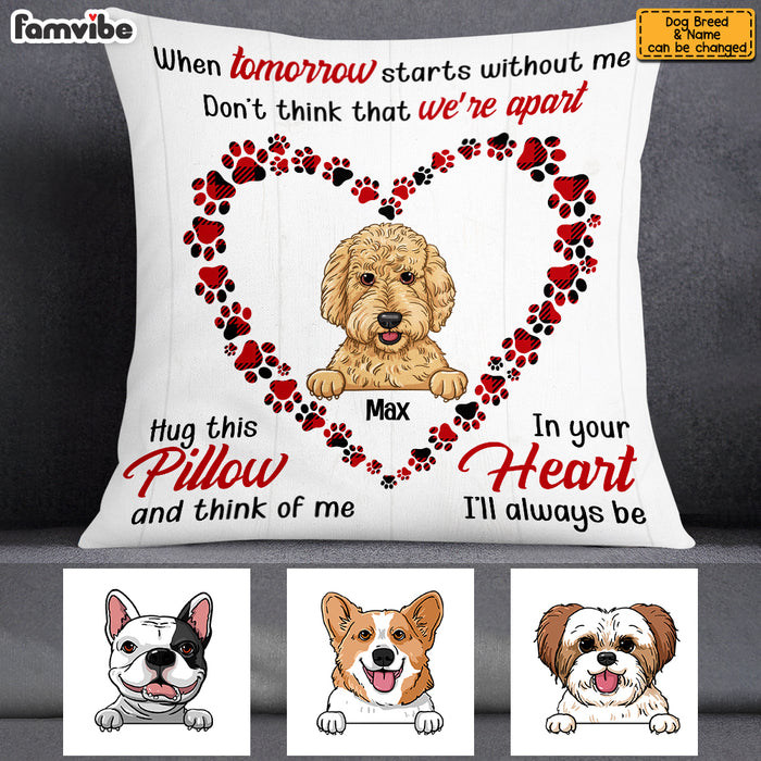 Personalized Dog Memo Dog Loss Pillow AG312 23O53 1