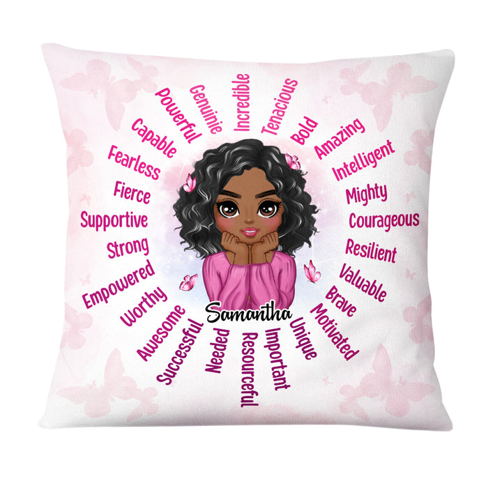 Personalized I Am Affirmation Sun Pillow AG292 30O47 1