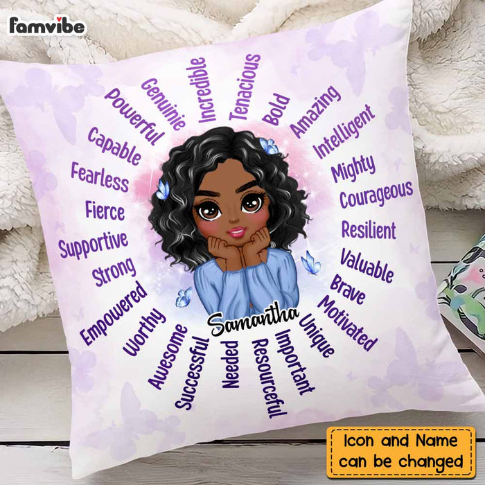 Personalized I Am Affirmation Sun Pillow AG292 30O47 1