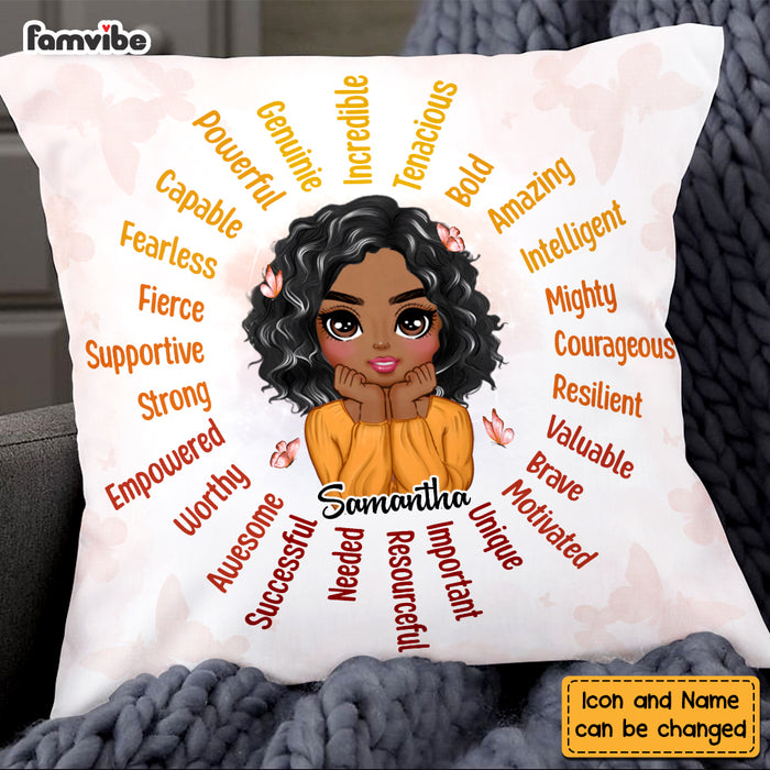 Personalized I Am Affirmation Sun Pillow AG292 30O47 1