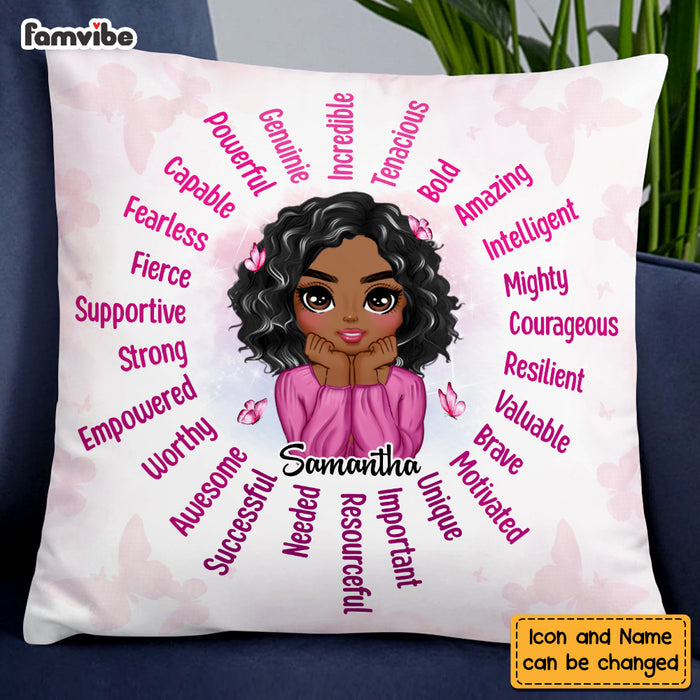 Personalized I Am Affirmation Sun Pillow AG292 30O47 1