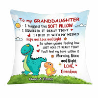 Personalized Grandson Dinosaur Pillow AG301 33O34 thumb 1