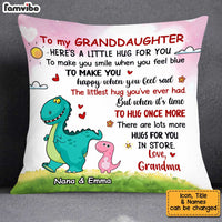 Personalized Grandson Dinosaur Pillow AG301 33O34 thumb 1