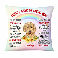 Personalized Dog Memo Dog Loss Pillow AG303 23O47 thumb 1