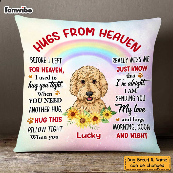 Personalized Dog Memo Dog Loss Pillow AG303 23O47 1