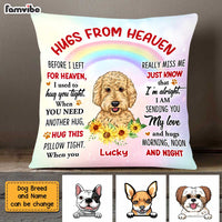 Personalized Dog Memo Dog Loss Pillow AG303 23O47 thumb 1