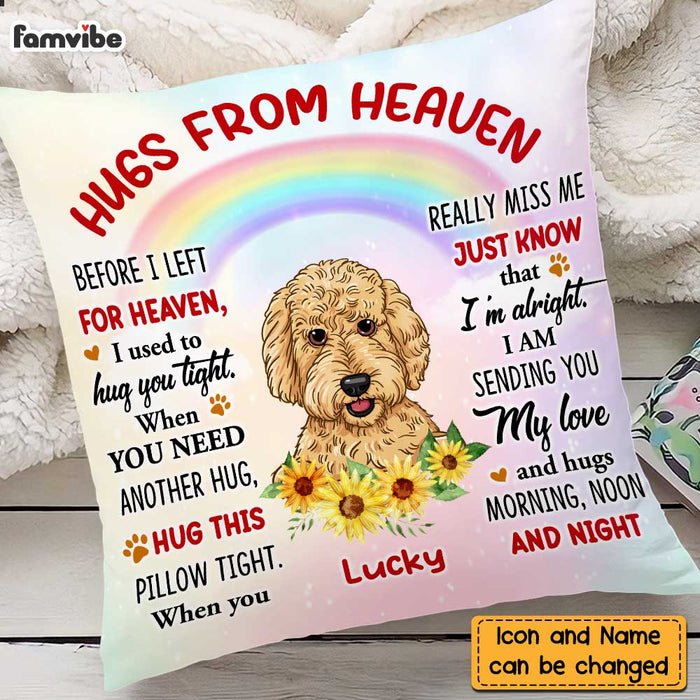 Personalized Dog Memo Dog Loss Pillow AG303 23O47 1