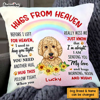 Personalized Dog Memo Dog Loss Pillow AG303 23O47 thumb 1