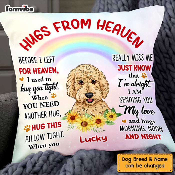 Personalized Dog Memo Dog Loss Pillow AG303 23O47 1