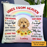 Personalized Dog Memo Dog Loss Pillow AG303 23O47 thumb 1